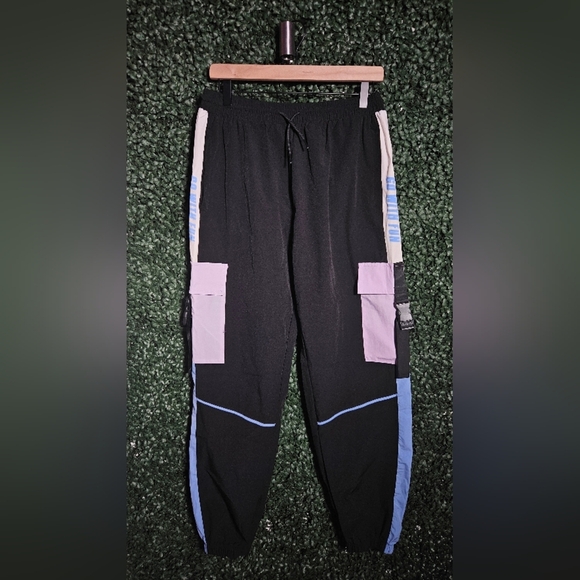 Other - Black Joggers with Purple and Blue Accents